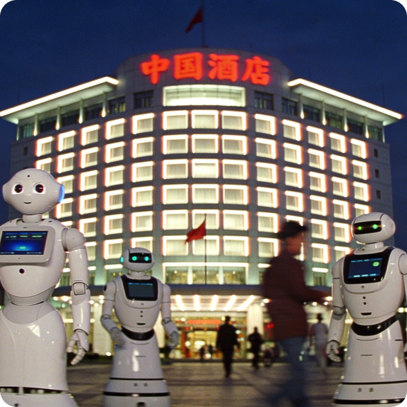 Melihat Hotel Masa Depan di China: Semua Layanan Diurus Robot AI Tanpa Staf Manusia!