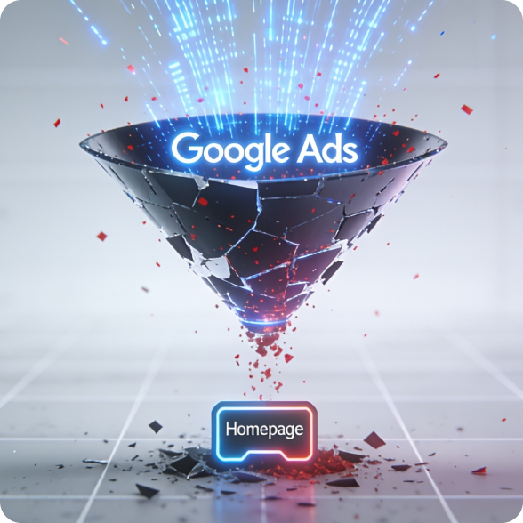 Mengapa Mengarahkan Iklan Google Ads ke Beranda Website Utama Adalah Pemborosan Anggaran
