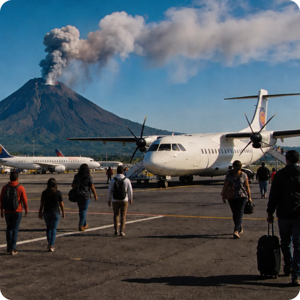 Dampak Erupsi Anak Krakatau: Sempat Lumpuh 2 Hari, Bandara Mulai Beroperasi